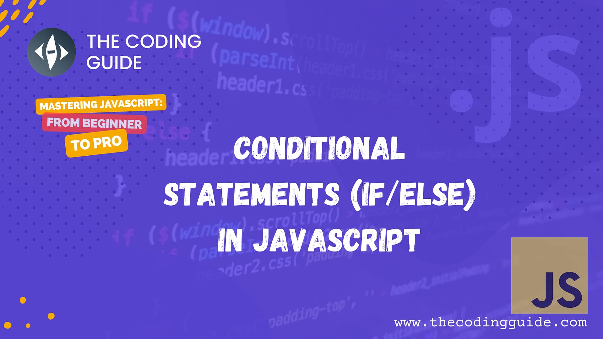 Conditional statements (if/else) in Javascript