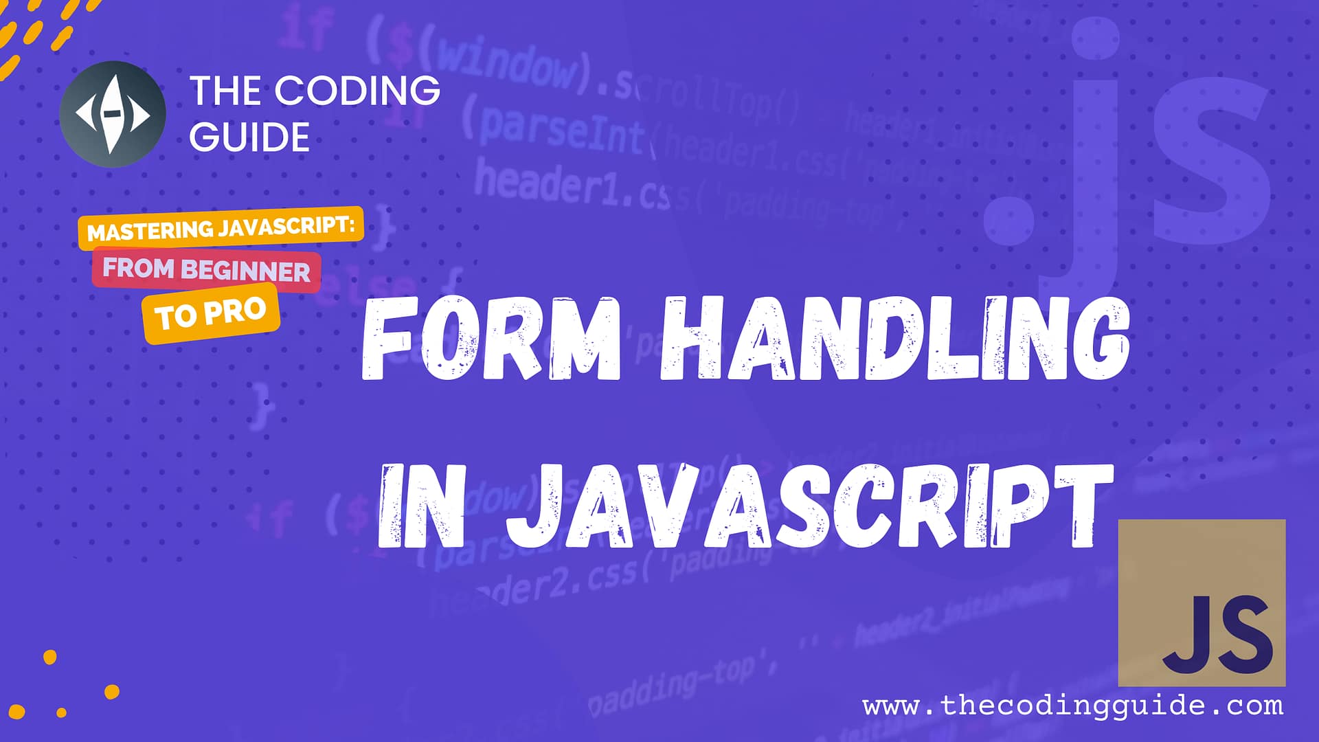 Form Handling in JavaScript