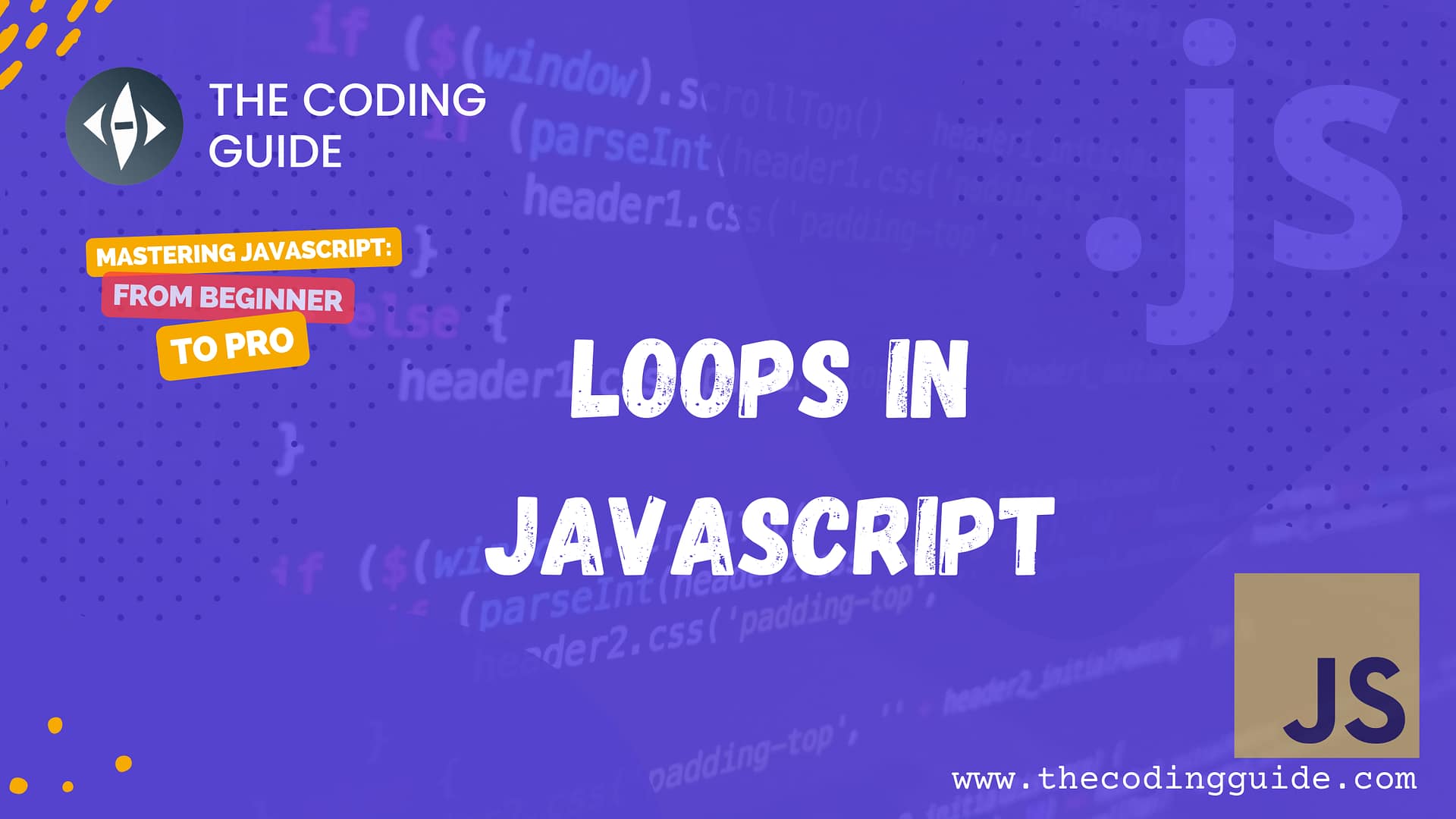 Loops in JavaScript